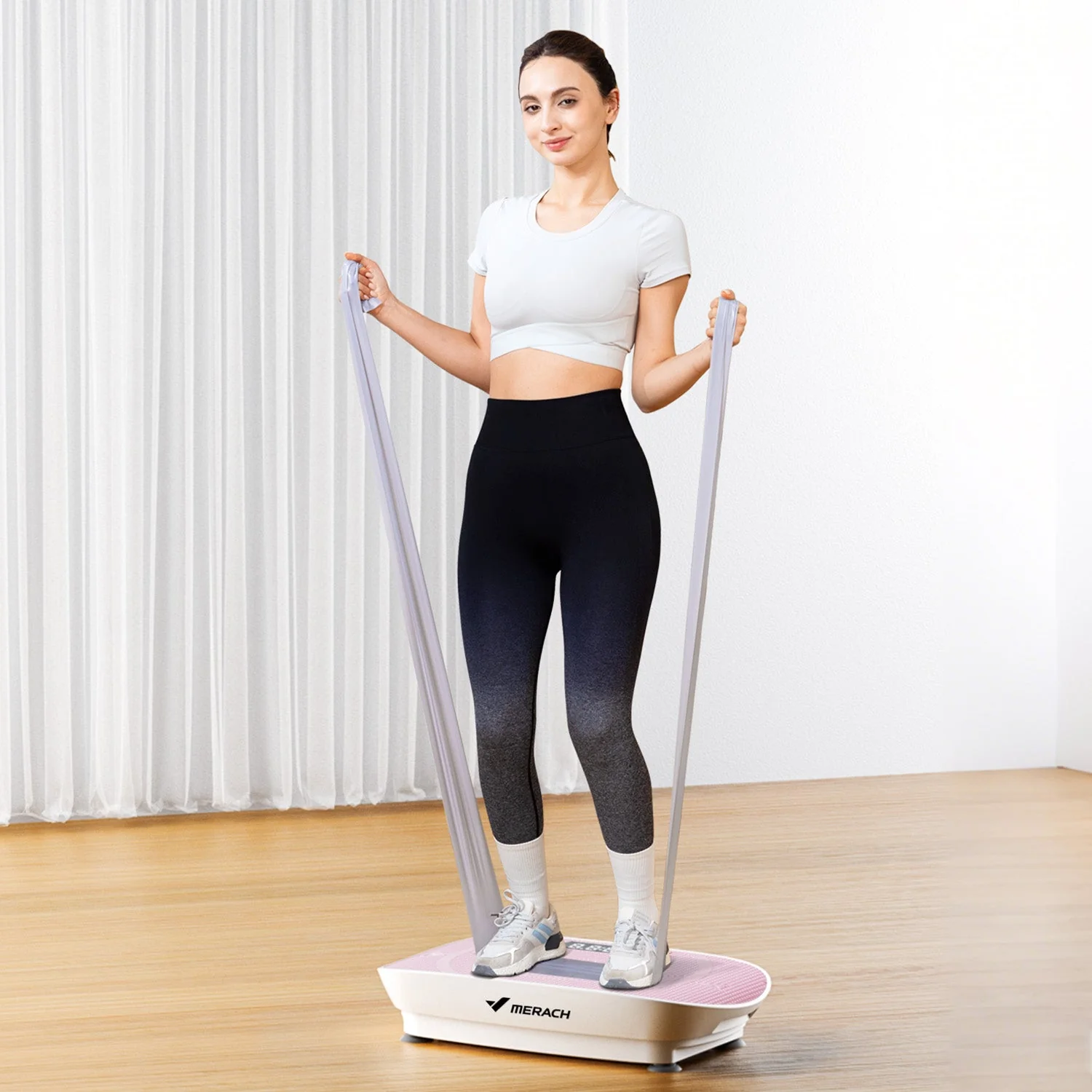 Merach 2398P1 Vibration Plate Pink - Image 3