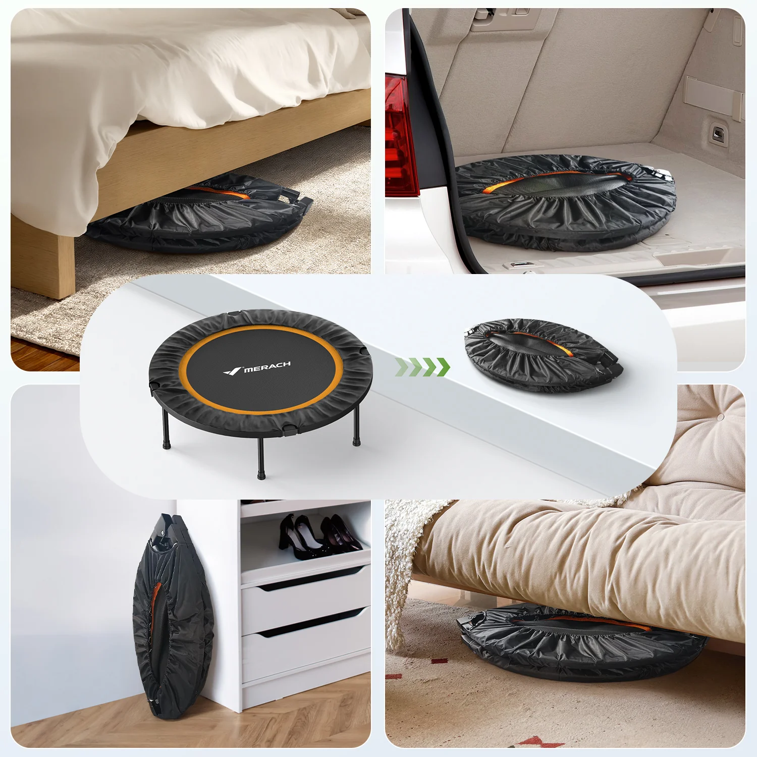 Merach 2420B1 Fitness Trampolines Without Handle - Image 6
