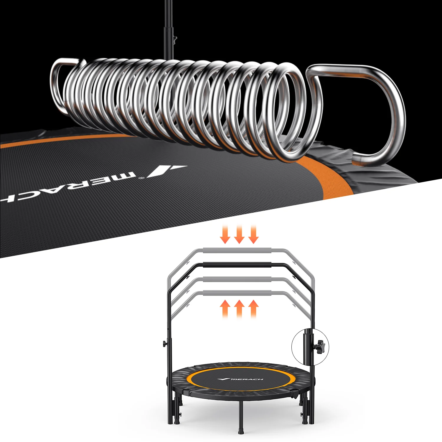 Merach 2420B2 Fitness Trampolines Include Handle - Image 7