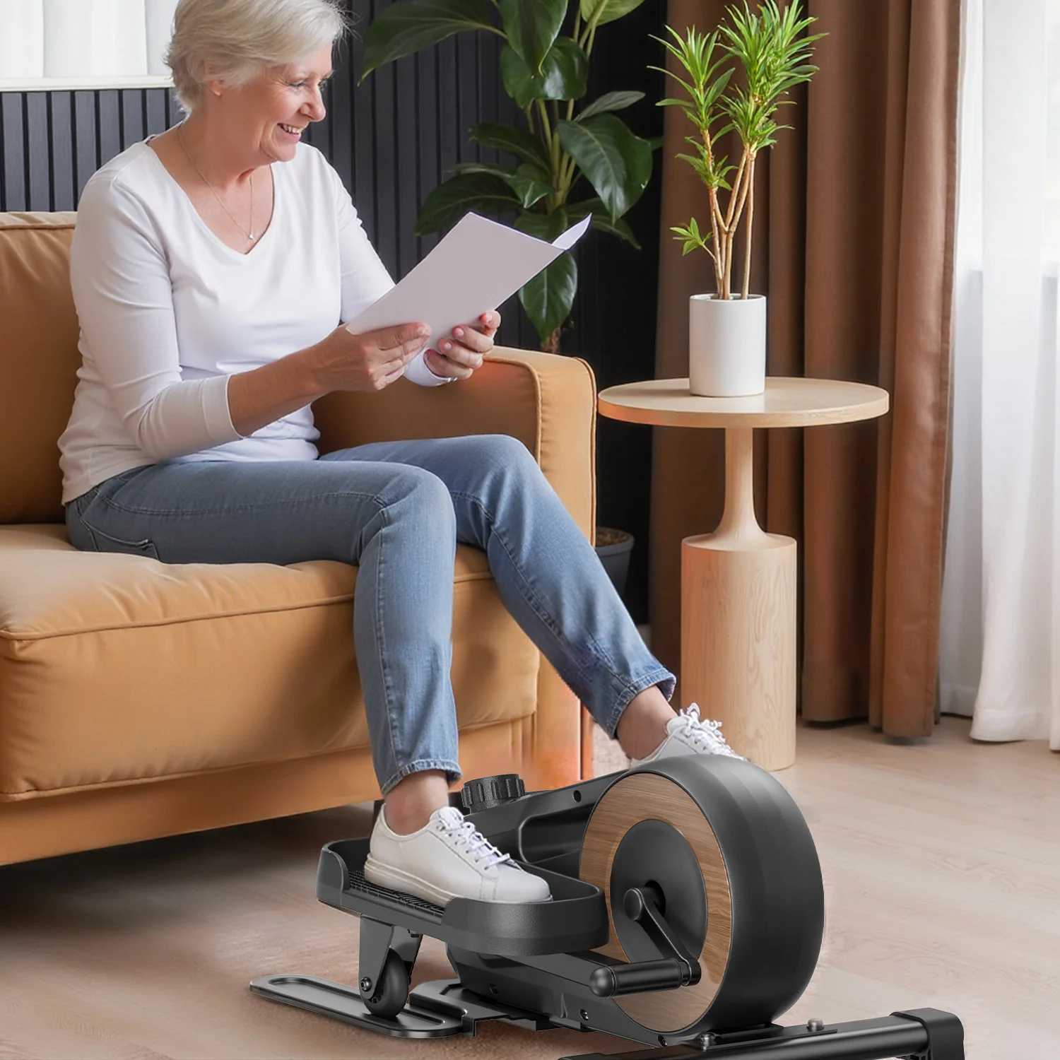 Merach E43B1 Mini Elliptical Trainer - Image 5