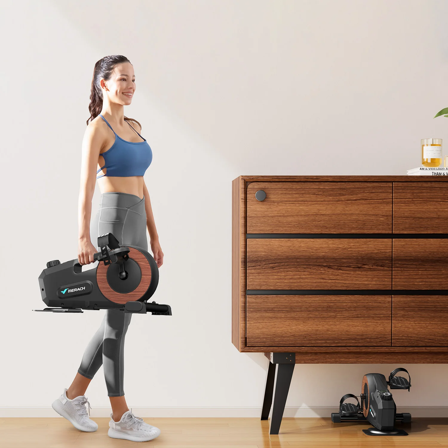 Merach E43B2 Mini Elliptical Trainer - Image 6