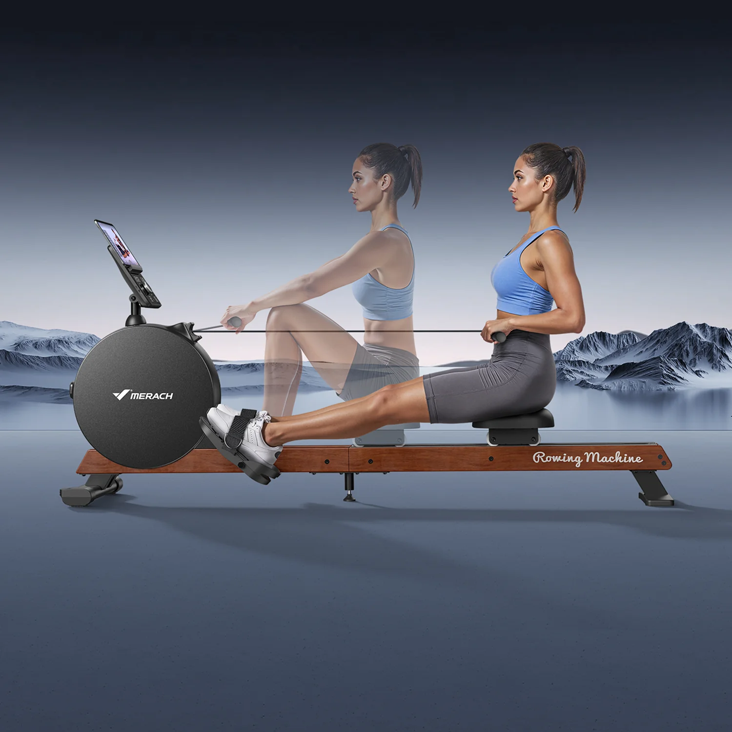 Merach Q3 Magnetic Rowing Machine - Image 4