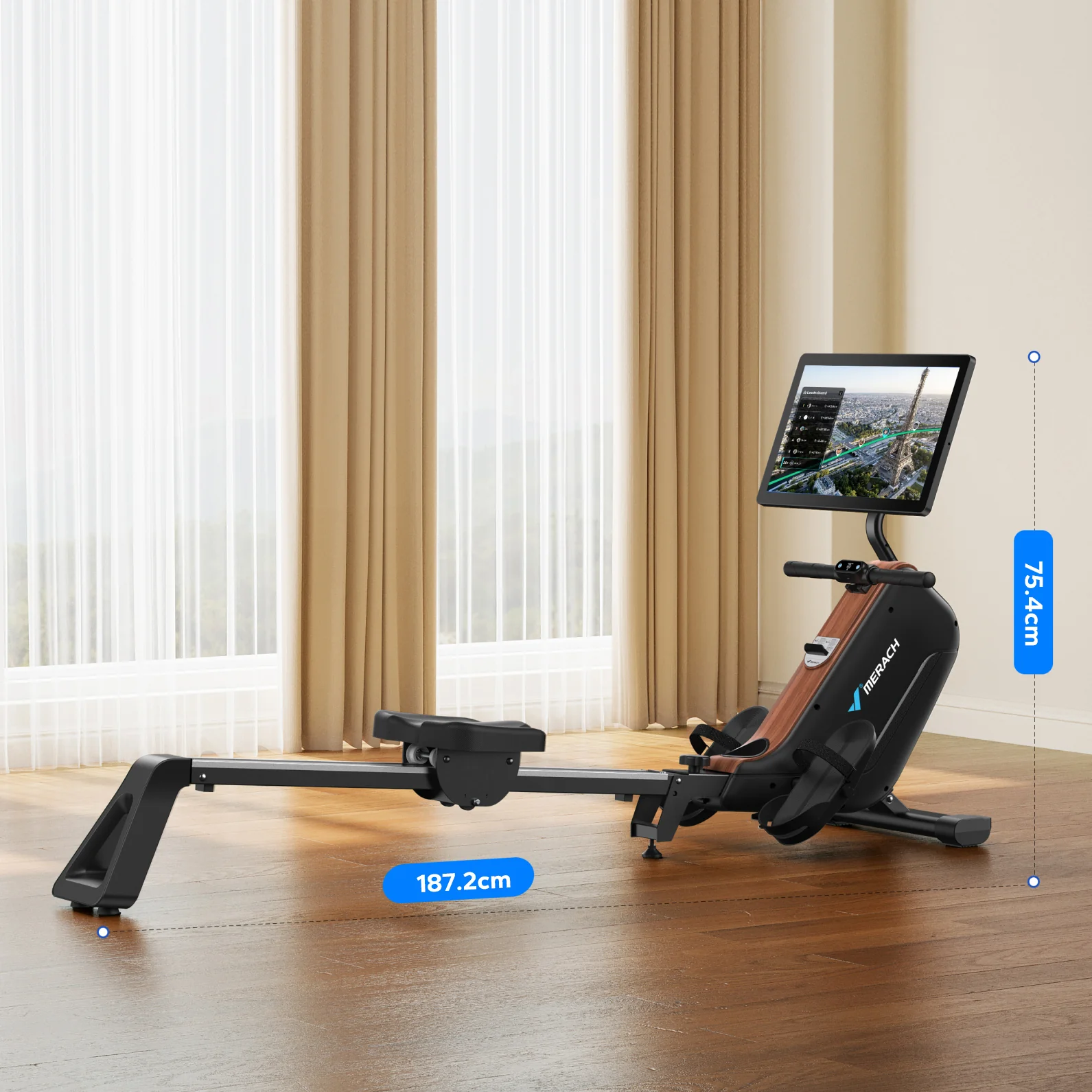 Merach R15 Pro 3.0 Magnetic Rowing Machine with HD Screen - Image 10