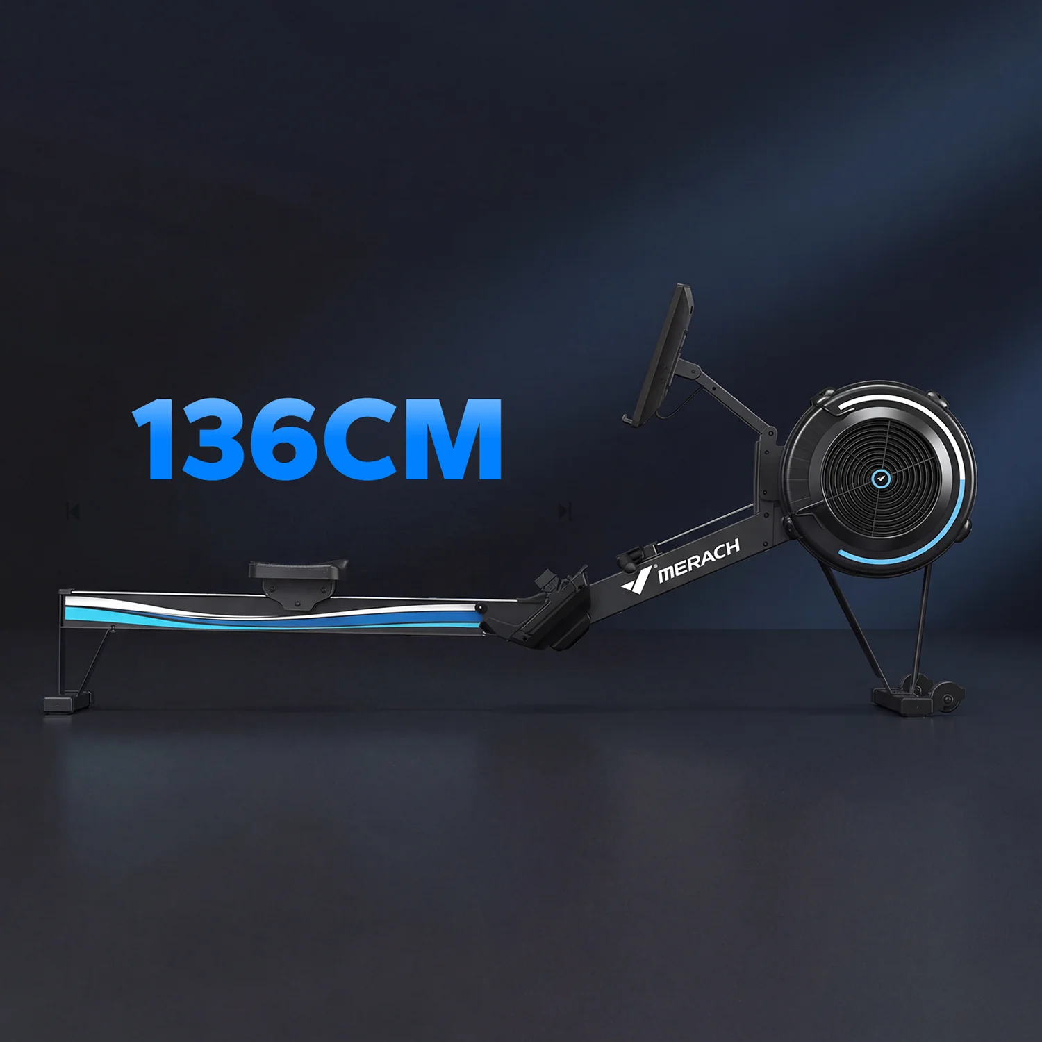 Merach R50 Aura Rowing Machine with HD Screen - Image 9