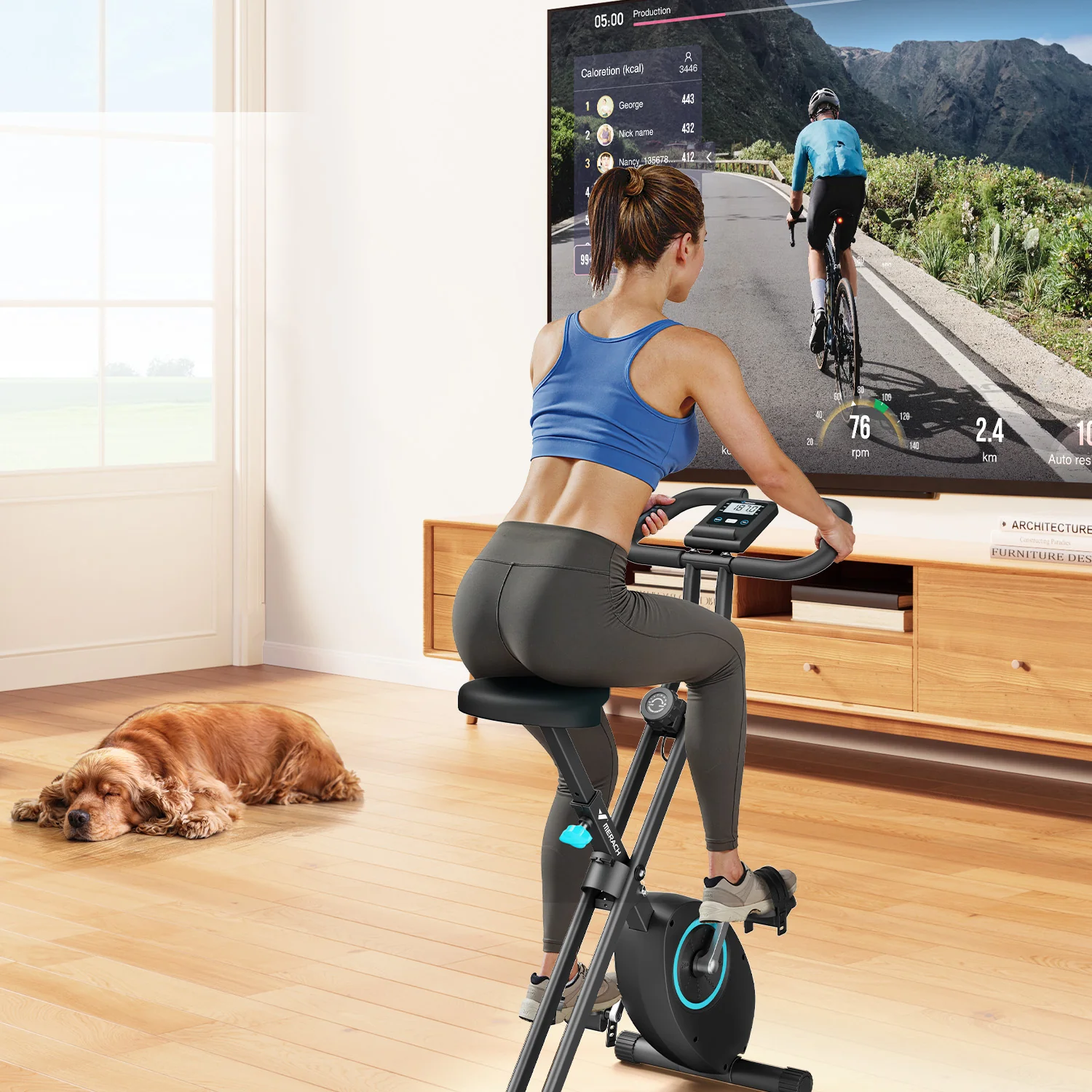 Merach S14 4-in-1 Indoor Exercise Bike - Image 5