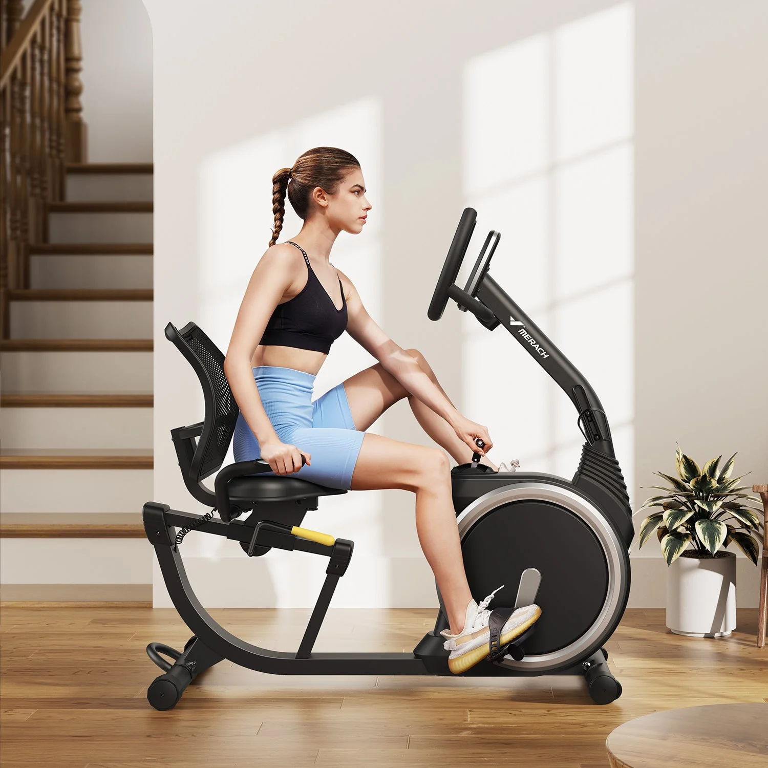 Merach S19B1 Recumbent Exercise Bike - Image 4