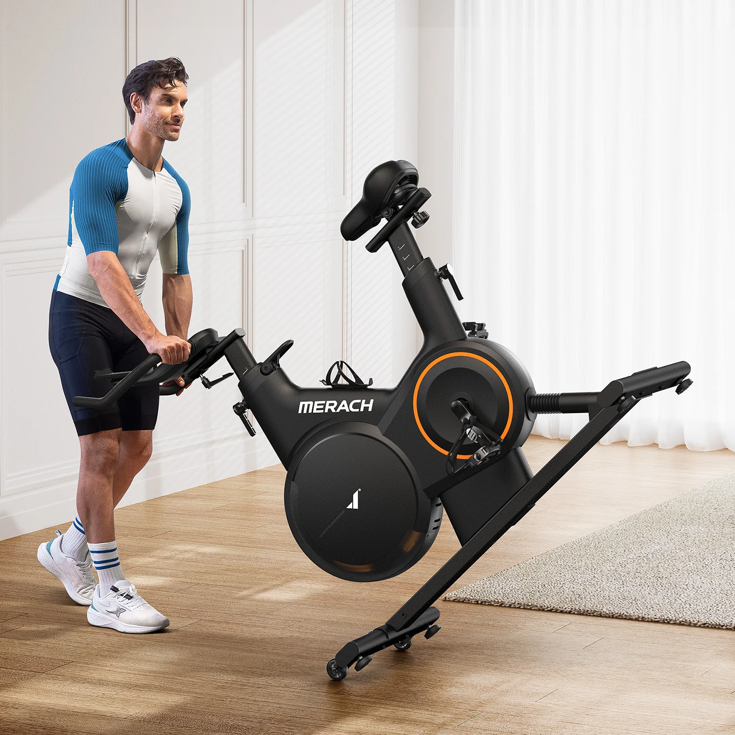 Merach S28B1 Exercise Bike with ±6° Incline - Image 11