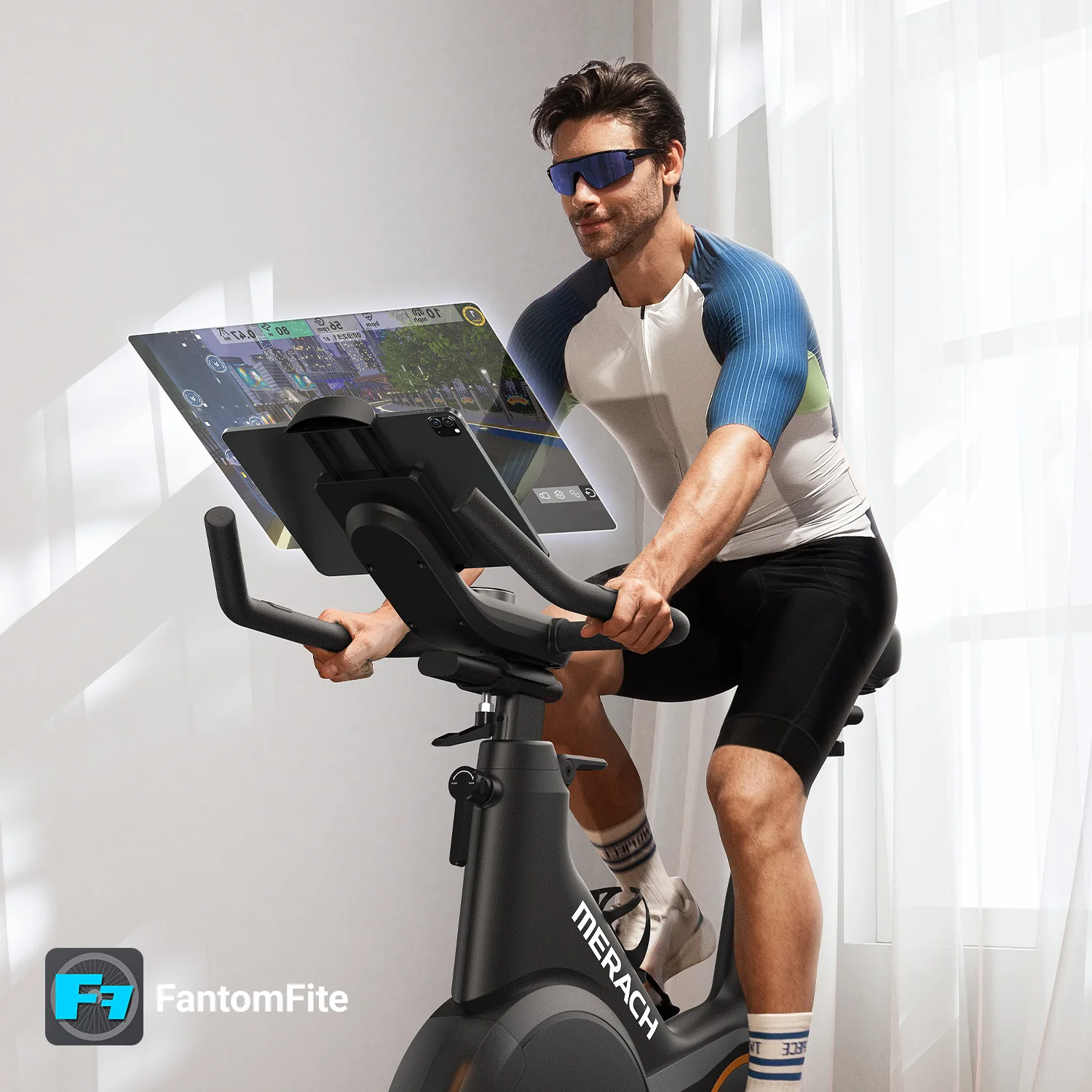 Merach S28B1 Exercise Bike with ±6° Incline - Image 6