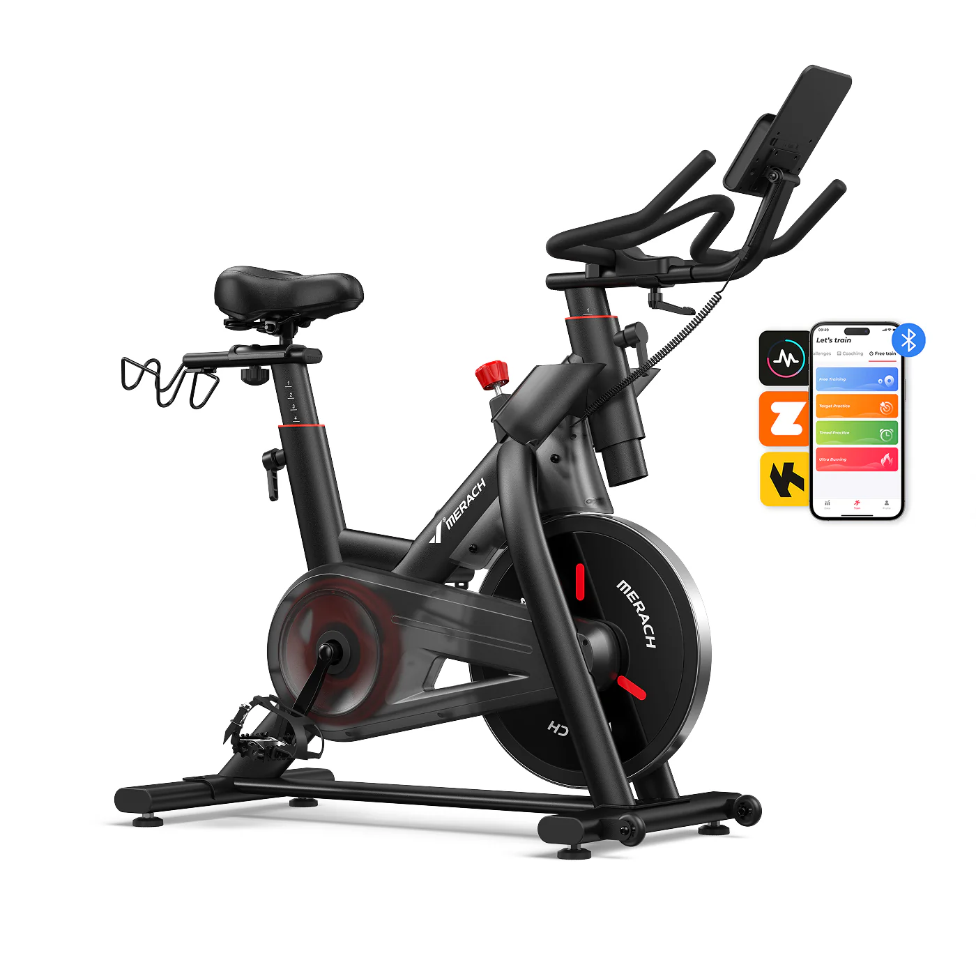 Merach S29R2 Self-Powered Exercise Bike - Image 5