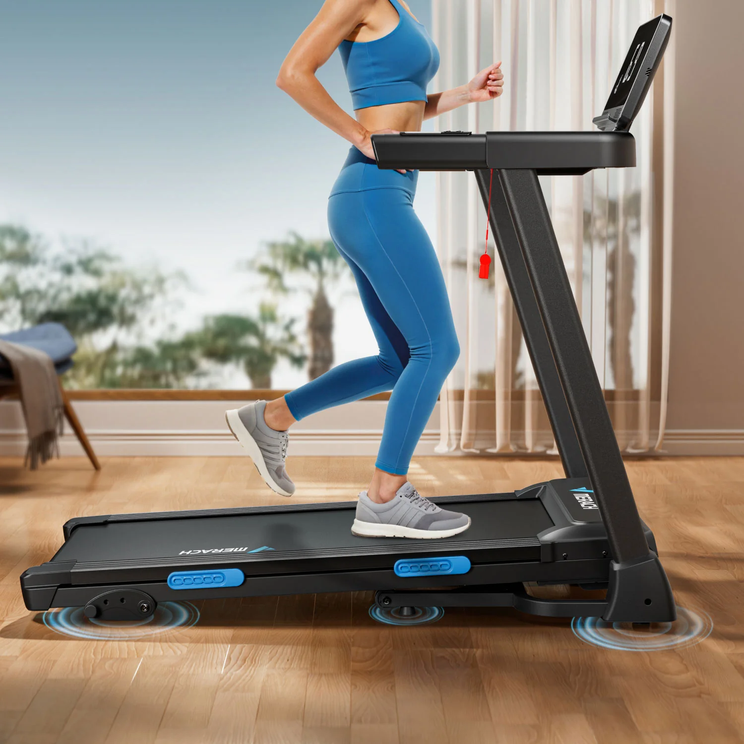 Merach T12B2 Foldable Treadmill with 15% Auto Incline - Image 6